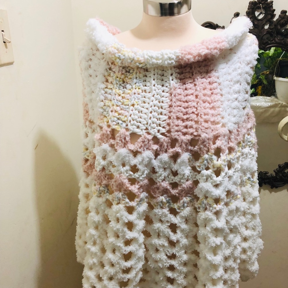Handmade Clustered Cowl Capelet